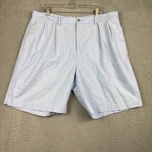Polo Ralph Lauren Mens Pleated Light Blue Chino Shorts Size 40 Golf Outdoor